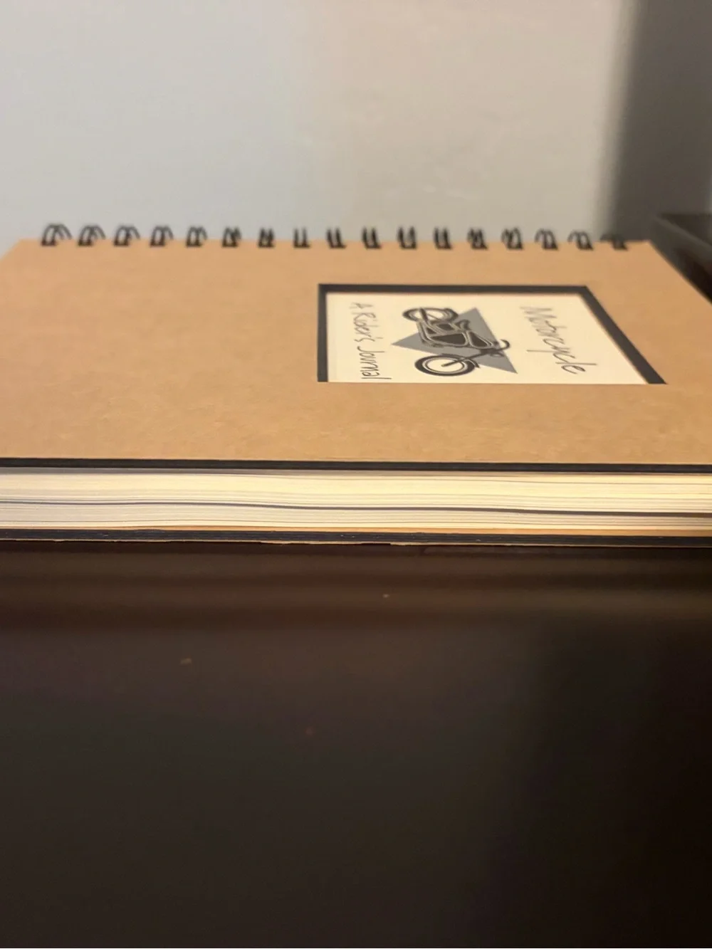 Motorcycle Rider's Journal - Kraft Cover